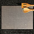 Silver Basketweave Placemats (Set of 6)