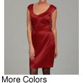 Emma & Michelle Women's Sheath Satin Dress