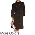 Tabeez Silk Shirt Dress