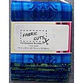 Fabric Cuts in Blue and Green