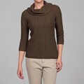 Ava Women's Mink Cashmere Cowl Neck Sweater FINAL SALE