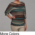 Isabella Rodriguez Women's Drape Neck SweaterTop FINAL SALE