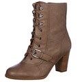 Bandolino Women's 'Amusthave' Taupe Leather Lace-up Boots