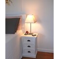 Interior White 3-drawer Nightstand