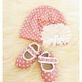 Pink and White Polka Dot Baby Gift Set