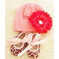 Pink Cheetah Print Baby Girl Gift Set