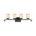 Triarch International Granada Blacksmith Bronze 4-light Bathroom Fixture