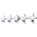 Triarch International Luxor 5-light Brushed Steel Bath Light