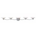 Triarch International Halogen VI Brushed Steel 5-light Fixture