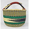 Ejura Round Wicker Basket (Ghana)