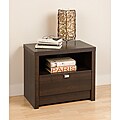 Valhalla Designer Series Espresso 1-Drawer Nightstand