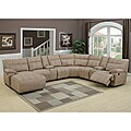 Samuel 8-piece Reclining Stone Sectional Set