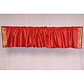 Red Sari Fabric Decorative Valances (India) (Pack of 2)