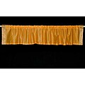 Mustard Sari Fabric Decorative Valances (India) (Pack of 2)