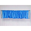 Blue Sari Fabric Decorative Valances (India) (Pack of 2)