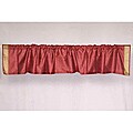 Maroon Sari Fabric Decorative Valances (India) (Pack of 2)