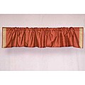 Rust Sari Fabric Decorative Valances (India) (Pack of 2)