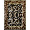 Dorchester Black/ Rust Powerloomed Rug (9'8 x 12'8)