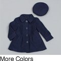 London Fog Toddler Girl's Wool Coat with Hat FINAL SALE