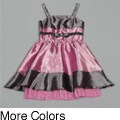 Hype Big Girl's Tafetta Bow Detail Dress