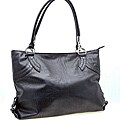 Dasein Two-tone Faux Leather Tote Bag