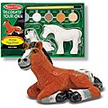 Melissa & Doug Decorate-Your-Own Horse Figurines