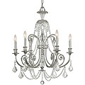 Crystorama Regis Olde Silver 6-light Chandelier