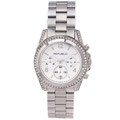 Republic Women's Stainless Steel Glitz Chronograph Watch