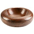 Premium 18-inch Blooming Vessel Hammered Copper Sink