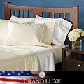 Grand Luxe Egyptian Cotton Sateen 1200 Thread Count Scroll Full-size Sheet Set