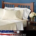 Grand Luxe Egyptian Cotton Sateen 1200 Thread Count Scroll King-size Deep Pocket Sheet Set
