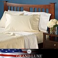 Grand Luxe Egyptian Cotton Sateen 1200 Thread Count Swirl California King-size Deep Pocket Sheet Set