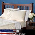 Grand Luxe Egyptian Cotton Sateen 1200 Thread Count Solid Full-size Sheet Set