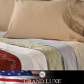 Grand Luxe Egyptian Cotton 500 Thread Count Scroll California King-size Deep Pocket Sheet Set