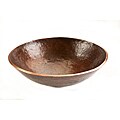 Round Hand-forged Old World Copper Vessel Sink