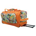 Olympia 'Spring' 26-inch Fashion Rolling Duffel