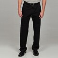 Enzo Tovare Men's Modern Fit Black Pants