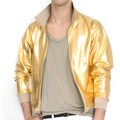 American Apparel Lam Gold Shiny Windbreaker