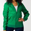 American Apparel Unisex Kelly Green Nylon Taffeta Windbreaker