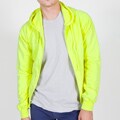 American Apparel Unisex Fluorescent Yellow Highlighter California Fleece Zip Hoodie (Extra Large)