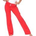 American Apparel Unisex Striped Red California Fleece Track Pants