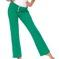 American Apparel Unisex Striped Kelly Green California Fleece Track Pants