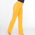 American Apparel Unisex Striped Gold California Fleece Track Pants (Extra Small)