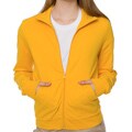 American Apparel Unisex Gold California Fleece Zip Jogger Jacket