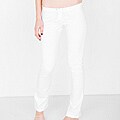 American Apparel Women's White California Fleece Pants
