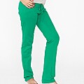 American Apparel Women's Kelly Green California Fleece Pants