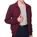 American Apparel Unisex Plum/ Burgundy Slub Nylon Windbreaker