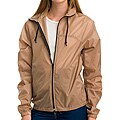 American Apparel Unisex A-Way Nylon Taffeta Camel/ Black Jacket