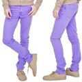 American Apparel Unisex Fluorescent Purple Stretch Cotton Twill Pants