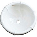 Madison Collection Sparta Series White Acrylic Drop-in Bathroom Sink